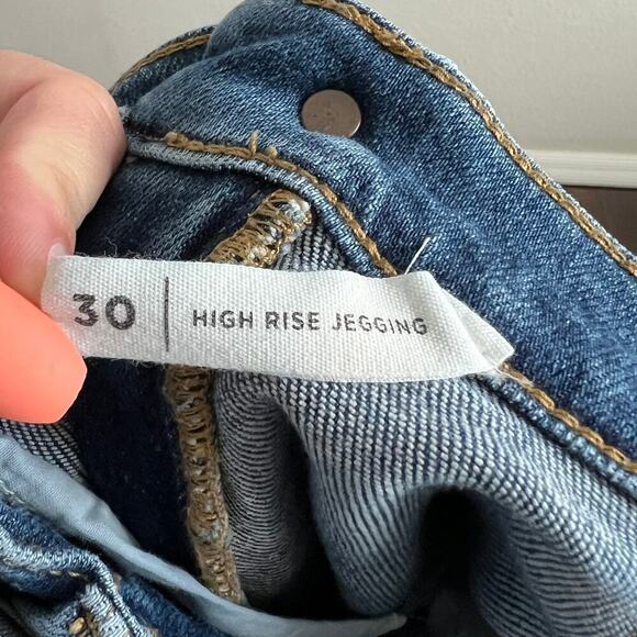 Pacsun Jegging Jeans Women's 30 High Rise Skinny Leg Distressed Stretch Denim - Picture 7 of 7